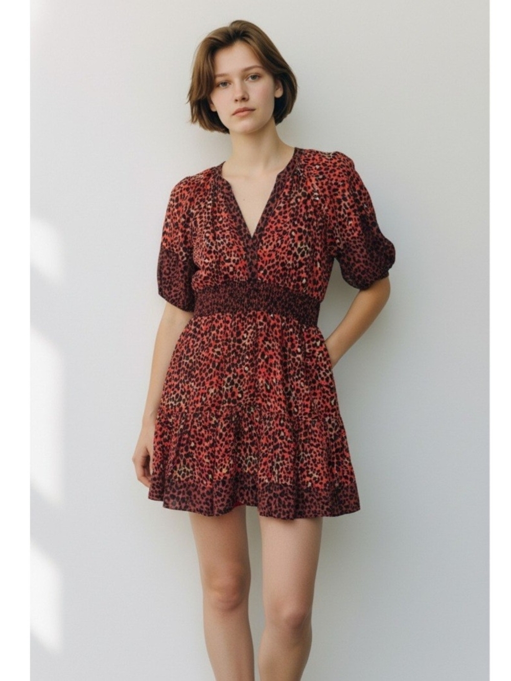 Betsey Johnson Leopard Print Mini Dress